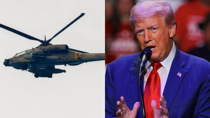 donald trump apache chopper