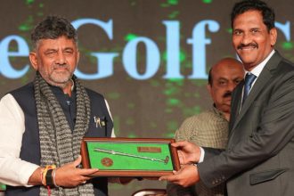 golf course dk shivakumar