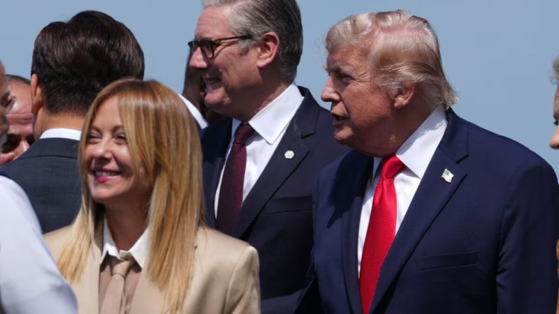 meloni trump