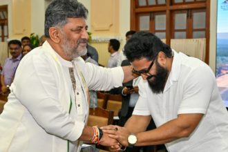rishab shetty d.k.shivakumar