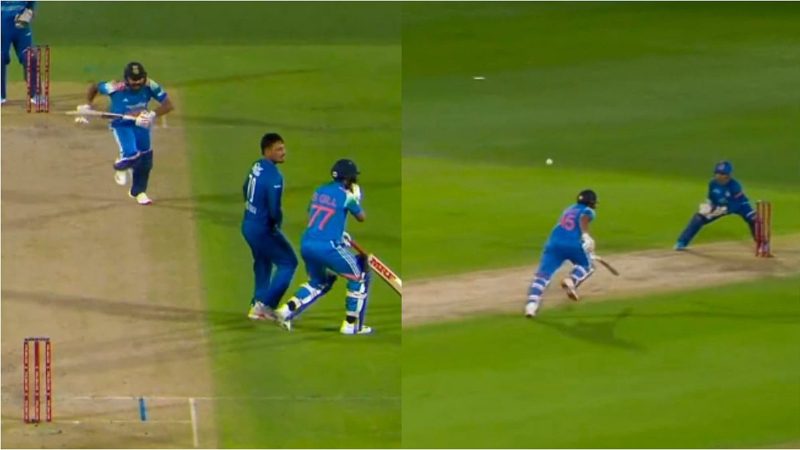 rohit sharma runout