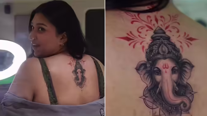 sanvi sudeep tattoo 3
