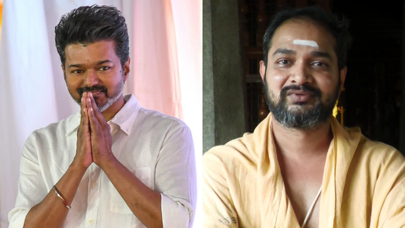 vijay to visit kollur temple priest