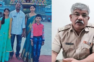 youth stabs family members with knife father sister dead mother in critical condition in koppal gangavathi