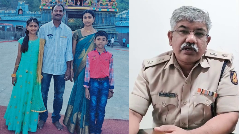 youth stabs family members with knife father sister dead mother in critical condition in koppal gangavathi