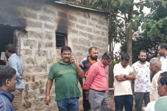12 cattle die in fire accident in dharwad