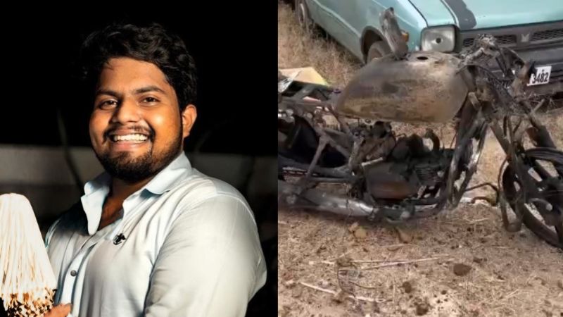 Anekal bike fire death