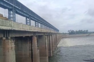 Bagalkote Heavy Rains in Maharashtra Revive Krishna River 16 Gates of Hipparagi Barrage Opened