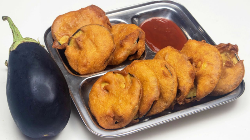 ಮಳೆಗಾಲದ ಸಂಜೆಗೆ ಜೊತೆಗಿರಲಿ.. ಬದನೆಕಾಯಿ ಬಜ್ಜಿ 11 Brinjal Bajji 1