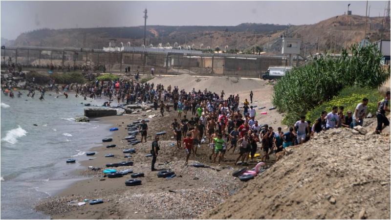 Ceuta Invasion Mass Migration Surge Military Deployed as Thousands Cross Spain Morocco Border