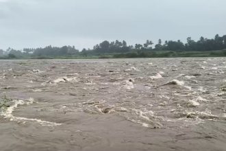 Chikkodi Rain Fury Western Ghats Downpour Triggers Flood Alert Krishna Doodhganga and Vedganga Rivers Overflow Submerging 4 Key Bridges 2