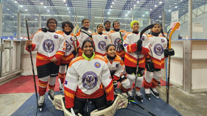 Double Silver for Karnataka U 12 Boys Girls Shine at National Ice Hockey Championship 2026 3