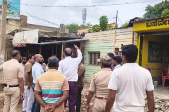 Encroachment Drive in Jamkhandi Dozens of Poor Families Face Threat of Homelessness