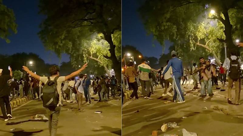 Fresh Chaos Erupts at Jantar Mantar as CJP Protesters and Police Clash Internet Suspended