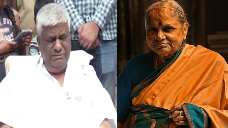 ವಾಸ್ತುಪ್ರಕಾರವೇ ಚೆನ್ನಮ್ಮ ಅಂತ್ಯಕ್ರಿಯೆಗೆ ಸ್ಥಳ ನಿಗದಿ - 5 ಎಸ್ಪಿಗಳ ನೇತೃತ್ವದಲ್ಲಿ 2,000ಕ್ಕೂ ಹೆಚ್ಚು ಪೊಲೀಸರ ಭದ್ರತೆ 12 H D Revanna and chennamma deve gowda