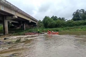 Hassan Hemavathi River Man Rescue