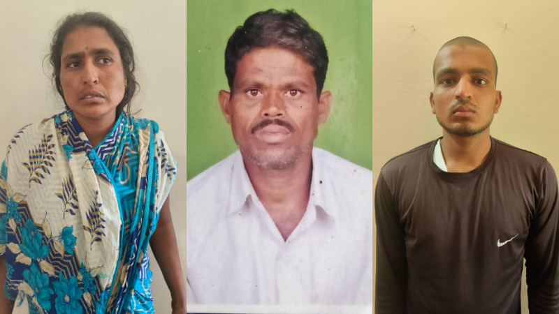 Husband brutally murdered by wife in Harihara Davanagere