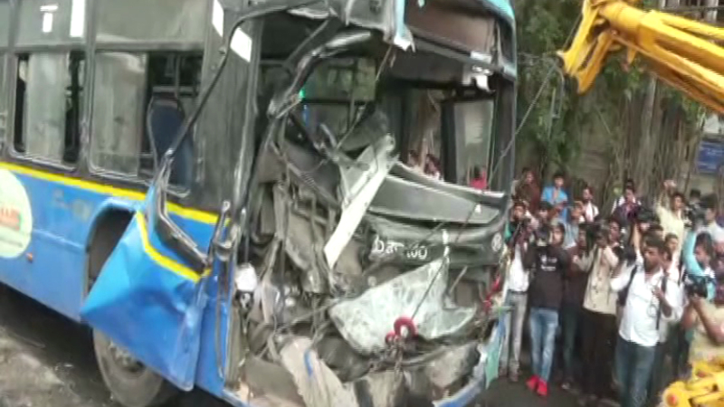 KR Cricle BMTC Serial Accident