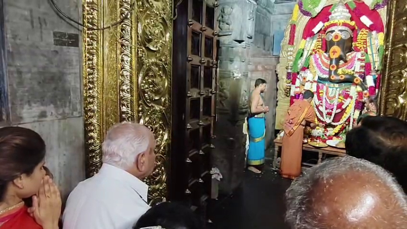 Kolar Kurudumale Vinayaka Temple BS Yediyurappa Visit