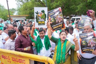 Koppal Farmers Water Protest 2