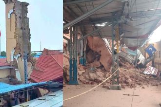Kozhikode Railway Station Clock Tower Collapse
