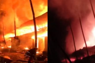 Kozhikode oil factory fire