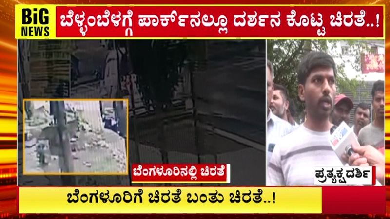 ಬೆಂಗಳೂರಿನಲ್ಲಿ ಚಿರತೆ ಪ್ರತ್ಯಕ್ಷ - ವಾಕಿಂಗ್ಗೆ ಬಂದಿದ್ದವರಿಗೆ ದರ್ಶನ, ಪಾರ್ಕ್ನಿಂದ ಎದ್ನೋ ಬಿದ್ನೋ ಅಂತ ಓಡಿದ ಜನ 9 Leopard 2