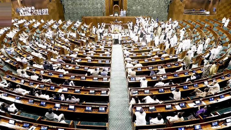 Loksabha protest