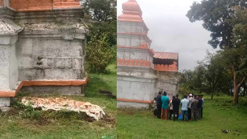 ಕೊಡಗು | ಹಿಂದೂ ದೇವಾಲಯ ಆವರಣಕ್ಕೆ ಅಕ್ರಮವಾಗಿ ನುಗ್ಗಿ ಮುಸ್ಲಿಂ ಸಂಪ್ರದಾಯದ ʻಸಮಾಧಿ ಪೂಜೆʼ ಆಚರಣೆ