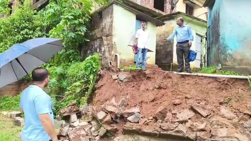 Madikeri Wall Collapse 2