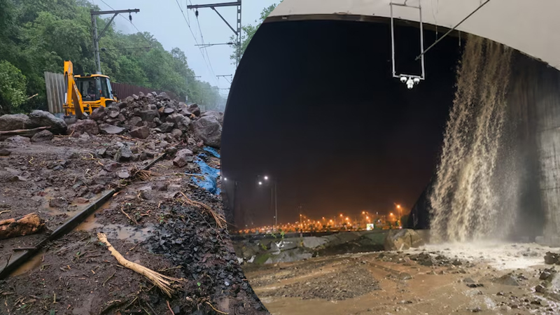 ಮುಂಬೈನಲ್ಲಿ `ಮರಣ ಮಳೆ'ಗೆ 8 ಬಲಿ - ಕುಸಿದ ರಸ್ತೆ, ಅಪ್ಪಳಿಸಿದ ಪ್ರವಾಹ, ಮುಂಬೈ-ಪುಣೆ ಸಂಪರ್ಕ ಕಟ್ 11 Mumbai Rainy