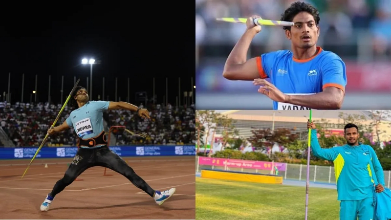 Neeraj Chopra Rohit Yadav Yash Vir Singh