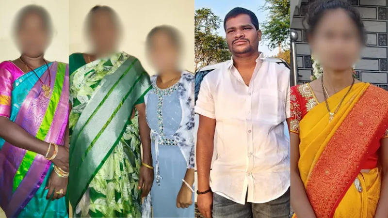 On Bail Telangana Man Kills Wife Children Teen He Assaulted And Her Family