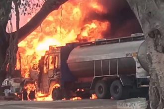 Petrol Tanker lorry