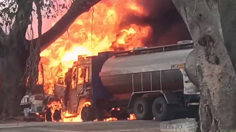Petrol Tanker lorry