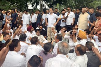 Rahul Gandhi In Delhi Protest