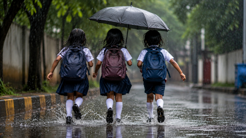 Rain Holiday For Children