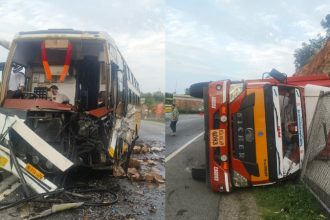 Ramanagara Expressway Container Bus Accident