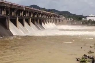 Shivamogga Rain Fury Tunga Dam Becomes Karnatakas First Reservoir to Fill Up This Season 10 Crest Gates Opened as Inflow Surges 2
