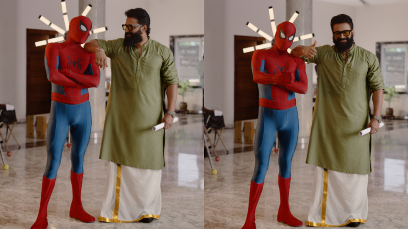 Spider Man Brand New Day Divine star Rishab Shetty in promotion