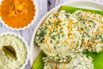 Stuffed Palak Idli 2
