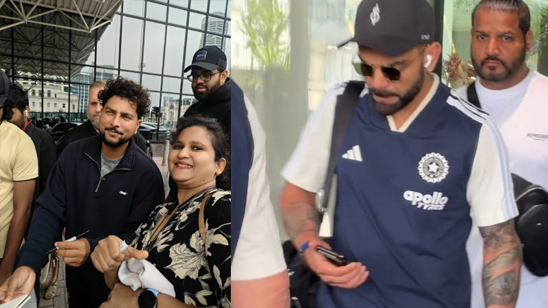 ಇಂಗ್ಲೆಂಡ್ನಲ್ಲಿ ಭಾರತೀಯ ಆಟಗಾರರ ಕ್ರೇಜ್ - ಅಭಿಮಾನಿಗಳ ಜೊತೆ ರೋ-ಕೊ ಪೋಸ್ 11 Team India 3 1