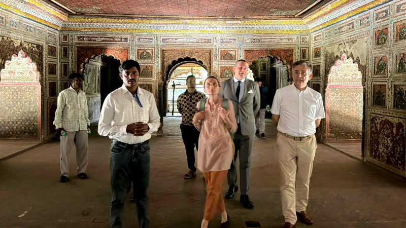 ಟಿಪ್ಪು ಬೇಸಿಗೆ ಅರಮನೆಗೆ ಫ್ರಾನ್ಸ್ ರಾಯಭಾರಿ ಥಿಯೇರಿ ಮಥೋ ಭೇಟಿ 12 Thierry Matho 1