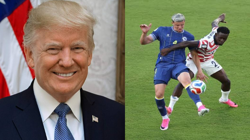 Trump Outpolitics FIFA US Striker Baloguns Red Card Ban Reversed After Presidential Intervention