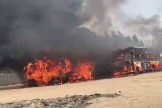 anekal bus fire