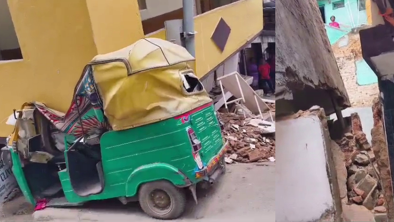 building collapse in cottonpete bengaluru
