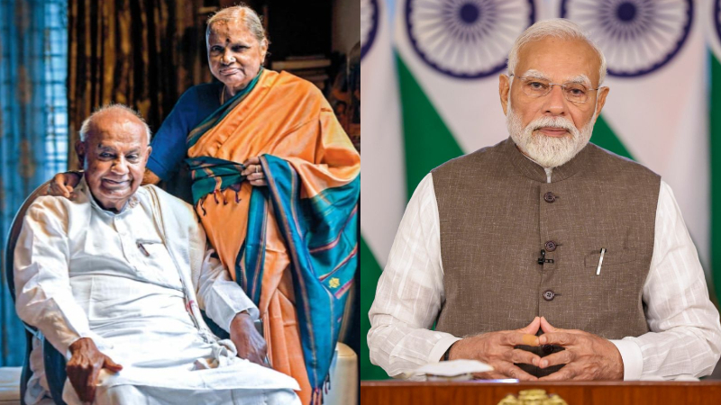 ಚೆನ್ನಮ್ಮ ನಿಧನ – ದೇವೇಗೌಡರಿಗೆ ಫೋನ್ ಕರೆ ಮಾಡಿ ಪ್ರಧಾನಿ ಮೋದಿ ಸಂತಾಪ