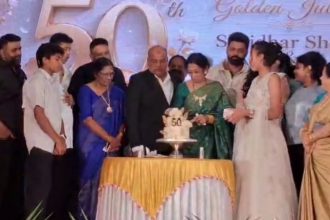rakshit shetty parents wedding anniversary