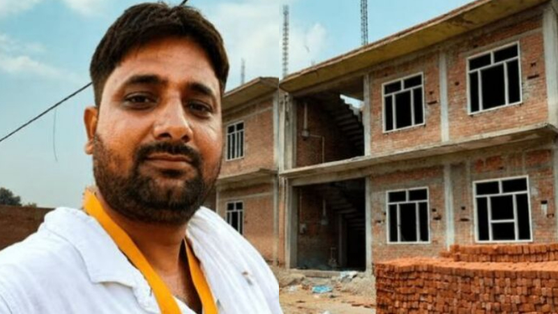 ram mandir donation theft accused lavkush mishras under construction house faces bulldozer action over unexplained wealth notice issued