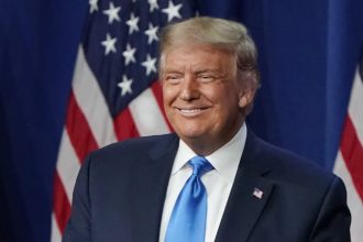 trump smile